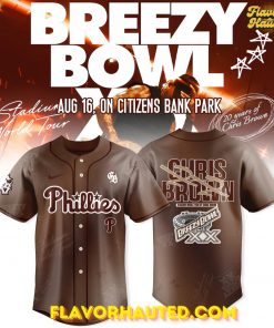 Philadelphia Phillies x Breezy Bowl XX Tour 2025 Baseball Jersey 4
