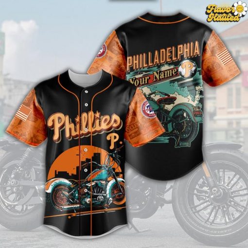 Philadelphia Phillies x Motorcycle Night 2025 Baseball Jersey