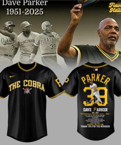Pittsburgh Pirates The Cobra Legend Honor Dave Parker Baseball Jersey