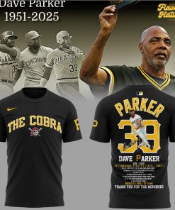 Pittsburgh Pirates The Cobra Legend Honor Dave Parker T-Shirt