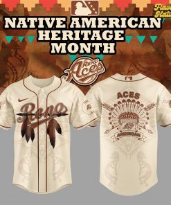 Reno Aces Native American Heritage Month 2025 Special Baseball Jersey