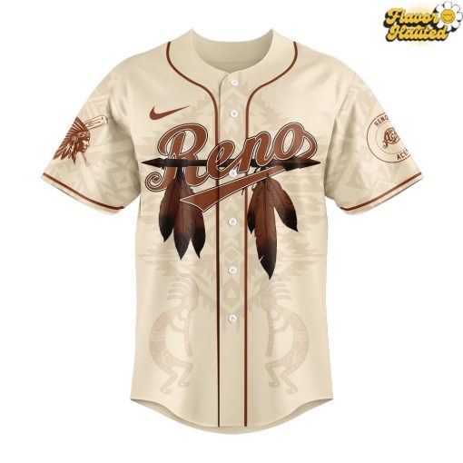 Reno Aces Native American Heritage Month 2025 Special Baseball Jersey