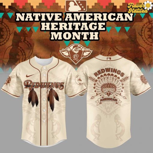 Rochester Red Wings Native American Heritage Month 2025 Special Baseball Jersey