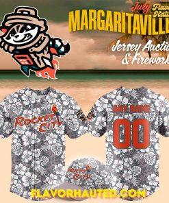 Rocket City Trash Pandas Margaritaville Night 2025 Baseball Jersey