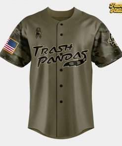Rocket City Trash Pandas Military Appreciation 2025 Baseball Jersey