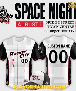 Rocket City Trash Pandas x Space Night Baseball Jersey
