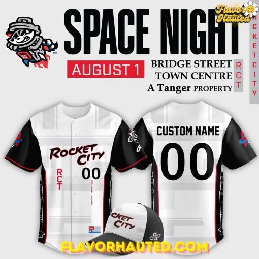 Rocket City Trash Pandas x Space Night Baseball Jersey