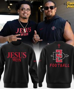 San Diego State Football Jesus Won Special Sweatshirt