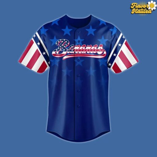 Savannah Bananas Independence Day 2025 Baseball Jersey