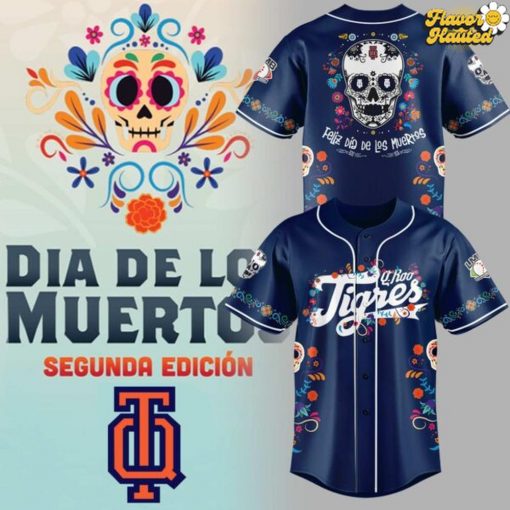 Tigres de Quintana Roo x Día de Muertos 2025 Baseball Jersey