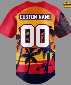 Toledo Mud Hens x Margaritaville Weekend 2025 Baseball Jersey 3