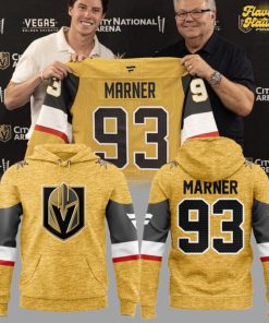 Vegas Golden Knights Mitch Marner Home Breakaway 2025 Hoodie