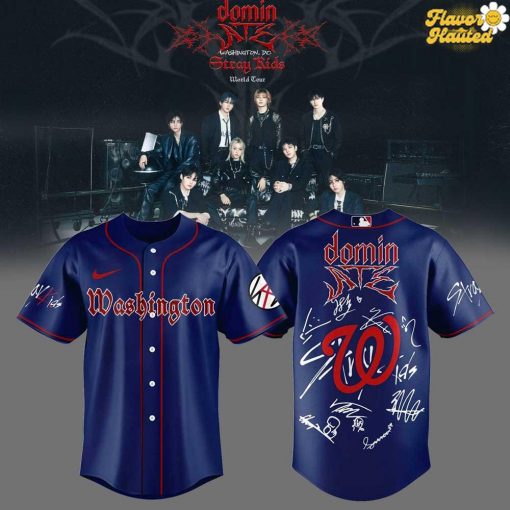 Washington Nationals x ATEEZ 2025 World Tour Baseball Jersey