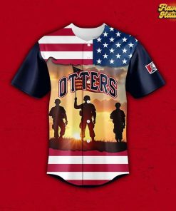 Evansville Otters x Military Day 2025 Baseball Jersey