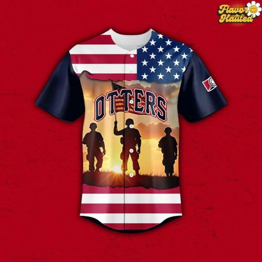 Evansville Otters x Military Day 2025 Baseball Jersey