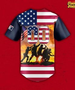 vansville Otters x Military Day 2025 Baseball Jersey 3