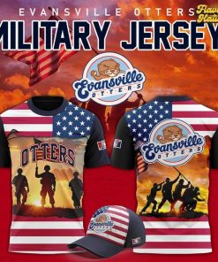 Evansville Otters x Military Day 2025 T-Shirt