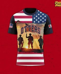 Evansville Otters x Military Day 2025 T-Shirt