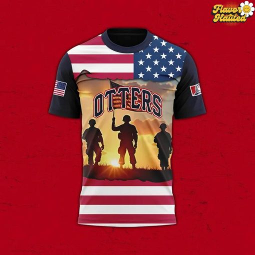 Evansville Otters x Military Day 2025 T-Shirt